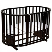 1078КроватьдетскаяOliverGabriella6в1(шоколад)