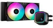 AIOLiquidCoolingDeepcoolLE520(<32.9dBA,85.85CFM,2x120mm,ARGBLED,1238g.)