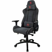 Gaming/OfficeChairAROZZIVeronaSignatureSoftFabric,Black/Redlogo,SoftFabric,maxweightupto120-130kg/height165-190cm,Recline165°,4DArmrests,HeadandLumbercushions,MetalFrame,Nylonwheelbase,Smallcasters,W-28.3kg
