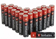 VerbatimAlcalineBatteryAAA,24pcsPack(Box)