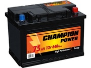 АккумуляторCHAMPIONPOWER-75-А3(0)