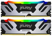32GBDDR5-6400MHzKingstonFURYRenegadeRGB(Kitof2x16GB)(KF564C32RSAK2-32),CL32-39,1.4V,Silver/Black