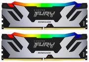 96GBDDR5-6400MHzKingstonFURYRenegadeRGB(Kitof2x48GB)(KF564C32RSAK2-96),CL32-39,1.4V,Silver/Black