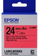 TapeCartridgeEPSON24mm/9mPastelBlk/Red,LK6RBPC53S656004