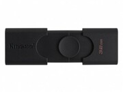 32GBUSB3.2KingstonDataTravelerDuo,USB-A+USB-C,Innovativedualslidercasing(Read100MByte/s,Write15MByte/s)(memorieportabilaFlashUSB/внешнийнакопительфлешпамятьUSB)