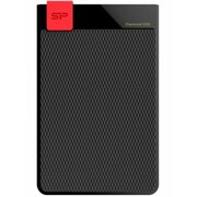 2.5"ExternalHDD5.0TB(USB3.2)SiliconPowerDiamondD30,Black,Stylish,SlidingCover,SpecialSurfaceDesign,IPX4waterproof