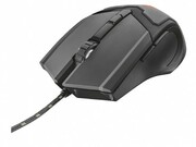 TrustGamingGXT101GavMouse,600-4800dpi,6button,Illuminatedlogoincontinuouslychangingcolours,Ergonomic&comfortabledesign,1,8mUSB,Black