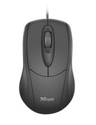 TrustZivaOpticalMouse,1200dpi,3button,Rubbertoplayerforcomfortablegrip,USB,Black