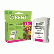 Green2GN-H-88M(XL),HP88M(C9392A)Compatible,28ml,Magenta:HPOfficejetProK5400(dn)(tn)(dtn)/K550(dtn)(dtwn)/K8600(dn);L7300/L7480/L7490/L7580/L7590/L7650/L7680/L7780