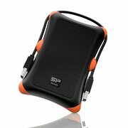 2.5"SATAHDDExternalCase(USB3.0)SiliconPower"ArmorA30",Black-Oragne,Anti-Shock
