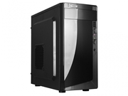 HPCD-03mATXCase,(500W,24pin,2xSATA,12cmfan),2xUSB2.0/HDAudio,ShinyBlack