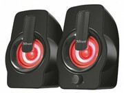 TrustGemiRGB2.0SpeakerSet,12W,LEDilluminationwithautomatedcolourcycle,Black