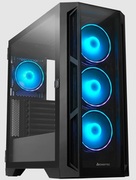 CaseEATXChieftecAPEX,w/oPSU,4x120mmARGB,2xUSB3.0,1xUSB-С,0.6mm,Front&SideTemperedGlass,RGBcontrolhub,3x2.5",2x3.5",Black