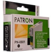 TintaPatronT0801BlackEpsonP50/R265/285/360/RX560/585/685/PX650/660/700/710/720/730/800/810/820/830(15ml)
