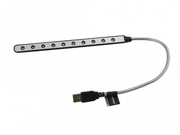 NotebookLEDLampEsperanzaEA148,10LEDS,Flexible26cm,USB,White