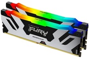 "64GBDDR5-6000MHzKingstonFURYRenegadeRGB(Kitof2x32GB)(KF560C32RSAK2-64),CL32-38,1.35VCapacitateaMemoriei(Total):64GBTipMemorie:DDR5SDRAMFrecven?amemorie:6000MHzVitezadememorienominala:PC5-48000Laten?aCAS:CL32