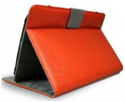 PORTUniversalTabletCase7"-DETROITIVUNIVERSAL7"-Orange/Insidesize:203x137x13.2mm-DoubleElasticSystemforbetterCompatibility,AdjustableVideoPosition,MagneticFlap,Fabric:PULeather/FlossLining