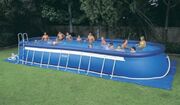 Бассейнкаркасныйовал.BestWay610смх366смх122см(полныйкомплект)