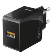 TrustUltra-FastUSBWallChargerwithQC3.0andauto-detect,AlsochargesotherdevicesthatsupportUSBcharging,athigh(10W)ornormal(5W)speed,Output:QC3.0modewith5V/3A–9V/2A–12V/1.5Aandauto-detectmodewith5V/2.4A