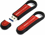 64GbUSB3.0FlashDriveADATA,SuperiorS107,red(Read-100MB/s,Write-50MB/s),Rubber,Waterproof