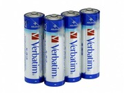 VerbatimAlcalineBatteryAAA,4pcs,Blisterpack