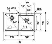 мойкаFRANKEUBG620Grafit(115.0575.055)