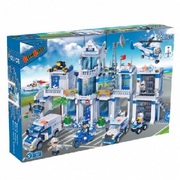 KонструкторBanBaoBigPoliceStationSet-1285blocks(8353)