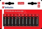 VerbatimAlcalineBatteryAAA,10pcs,Blisterpack