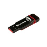 64GBUSB2.0FlashDriveTranscend"JetFlash340",Black-Red,OTG(On-The-Go)(R/W:18/8MB/s)