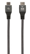 GembirdCCB-HDMI8K-2M,2m,HDMImale-male,PremiumSeries,UltraHighspeedHDMI2.1cablewithEthernet,Supports8KUHDresolutionsat60Hz