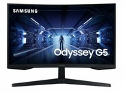 27"SamsungOdysseyG5C27G54TQWCurved2KGamingMonitorWIDE16:9,1ms,144Hz,FreeSyncPremium,Contrast2500:1,HDR10,2560x1440WQHD,HDMI/DisplayPort,(monitor/монитор)
