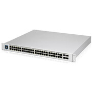 UbiquitiUnFiSwitch48(USW-Pro-48),Layer3,48-PortGigabitSwitchwithSFP+,4-portsSFP+10G,1.3"Touchscreendisplay,Non-BlockingThroughput:88Gbps,SwitchingCapacity:176Gbps,Rackmountable