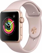 Смарт-часыAppleWatchSeries3,42mm,GoldAluminiumCase,SportBand,PinkSand