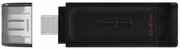64GBUSBType-CFlashDriveKingstonDataTravaler70,Black,ClassicCap(DT70/64GB)