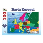 NORIELPUZZLE100PIESE-HARTAEUROPEI2017NORIEL