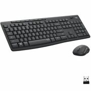 LogitechWirelessComboMK295Silent,MultimediaKeyboard&Mouse,Graphite,RUS,USB,Retail