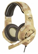 TrustGamingHeadsetGXT310DRadius-DesertCamo,Comfortableover-eargamingheadsetwithadjustablemicandpowerfulsound