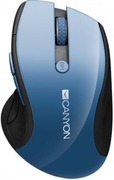 WirelessMouseCanyonMW-01,Optical,1000-1600dpi,6buttons,Ergonomic,Blue