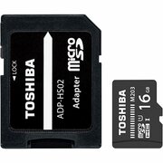16GBToshibamicroSDM203UHSIU1withadapterR100/W10MB/sTHN-M203K0160EA