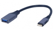 AdapterUSB3.0OTGType-C(male)toType-A(female)cableadapter,durablepremiumstylemetalhousing