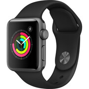 AppleWatchSeries338mmSmartwatch(GPSOnly,SpaceGrayAluminumCase,BlackSportBand)