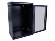 19"18UWallMountedcabinet,SN-IRON19"18U-06-06-ДП-2БГ,600?600х735,PerforatedDoor,Black