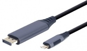 AdapterUSBType-CtoDisplayPortmaleadaptercable,spacegrey,1.8m