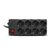 "SurgeProtector8Sockets,1.8m,SvenOptimaPro,Black,flame-retardantmaterial-http://www.sven.fi/ru/catalog/filter/optima_pro.htm"