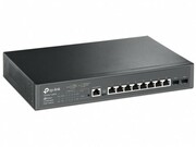 ".8-portGigabitManagedPoE+Switch,TP-LINK""T2500G-10MPS"",with2SFPSlots,steelcaseFeatures8PoE+portscompliantwith802.3af/at,116WtotalPoEpoweroutputandanarrayofPoEmanagementoptionsGigabitEthernetconnectionsonallports