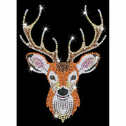 SEQUINARTBLUE-STAGHEAD