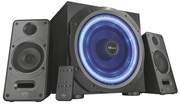 TrustGamingGXT688TorroIlluminated2.1SpeakerSetwithpulsatingLEDilluminatedsubwooferandremotecontrol,120w-Black