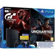 SonyPlayStation4PS4Slim1TB+GranTurismoSport-UnchartedTheLostLegacy+DualShock4extra