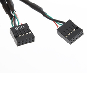 3.5"CardReaderInternalModecomCR-108BLACKwith2XUSB