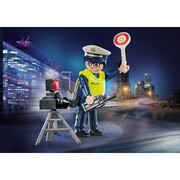 PlaymobilPM70305PoliceOfficerwithSpeedTrap